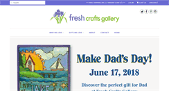 Desktop Screenshot of freshcraftsgallery.com