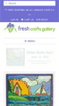 Mobile Screenshot of freshcraftsgallery.com